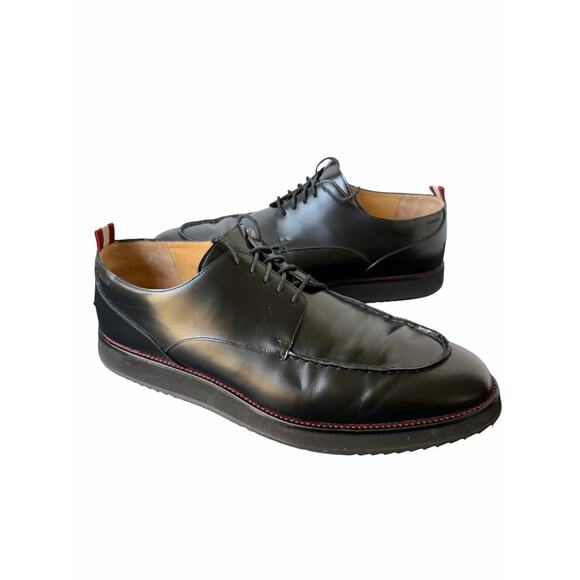 Bally Pimion/10 Authentic Men Smooth Calf Leather Lace Up Derby Shoe Size 12 main image 7